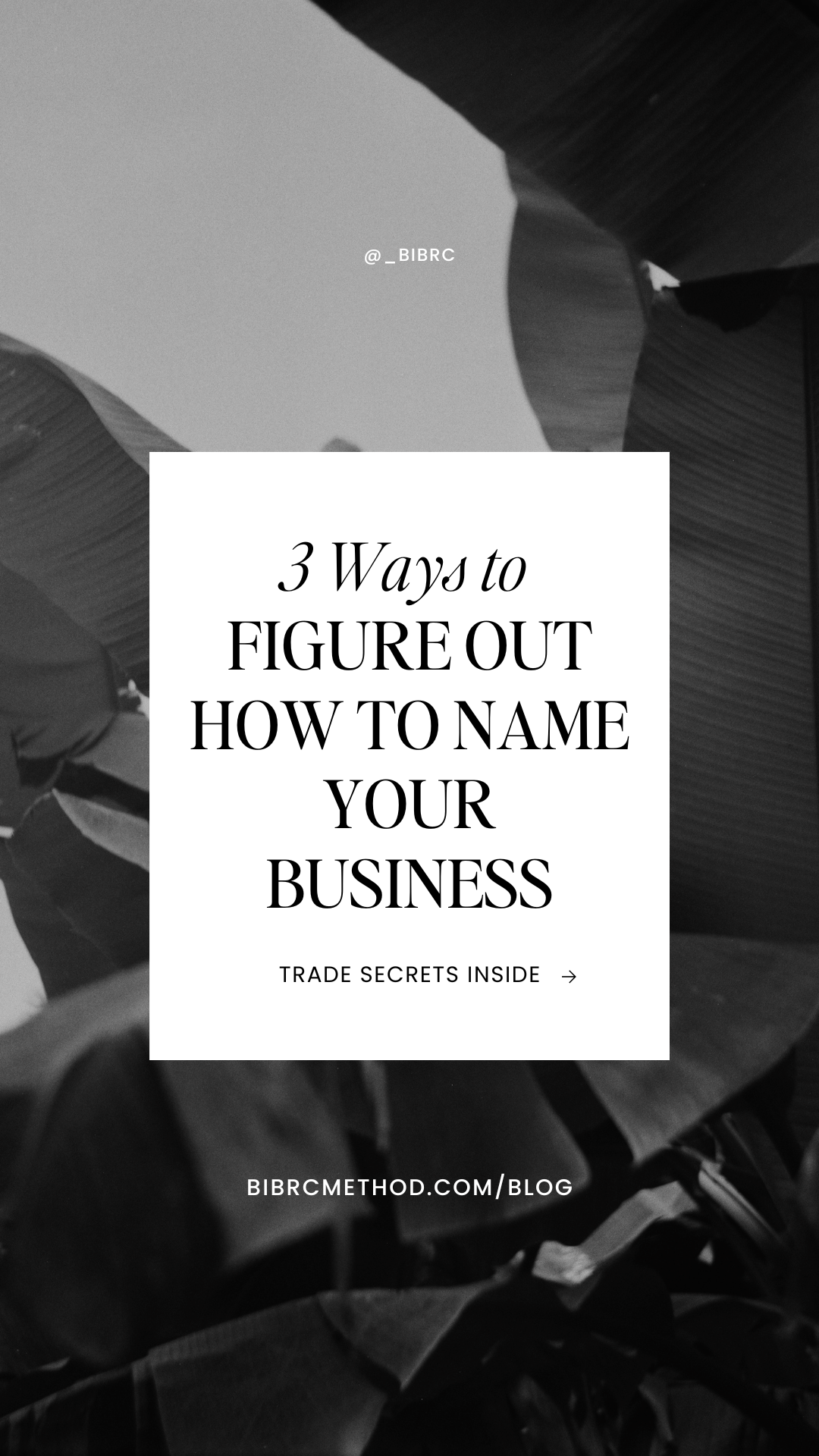 How to Name Your Business