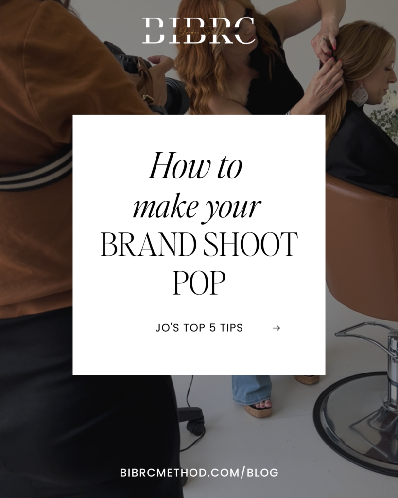 how to make your brand shoot pop